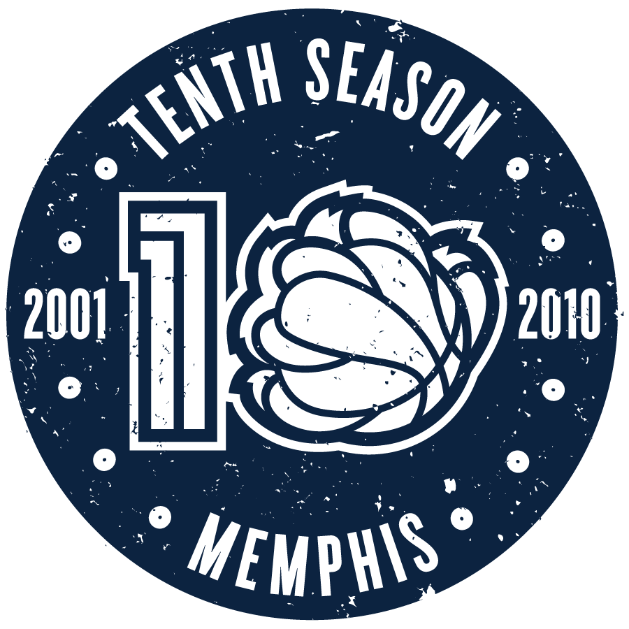 Memphis Grizzlies 2011 Anniversary Logo t shirts iron on transfers